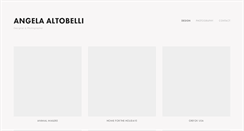 Desktop Screenshot of angelaaltobelli.com